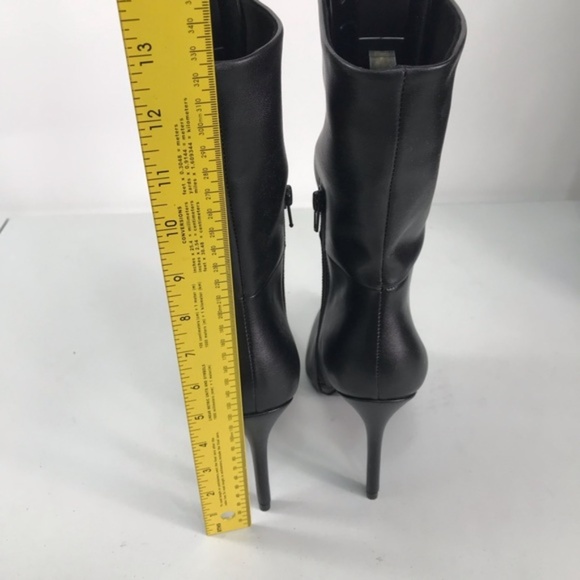 Charles David Black Pointed Toe Mid-calf Boots 9M - Picture 3 of 8
